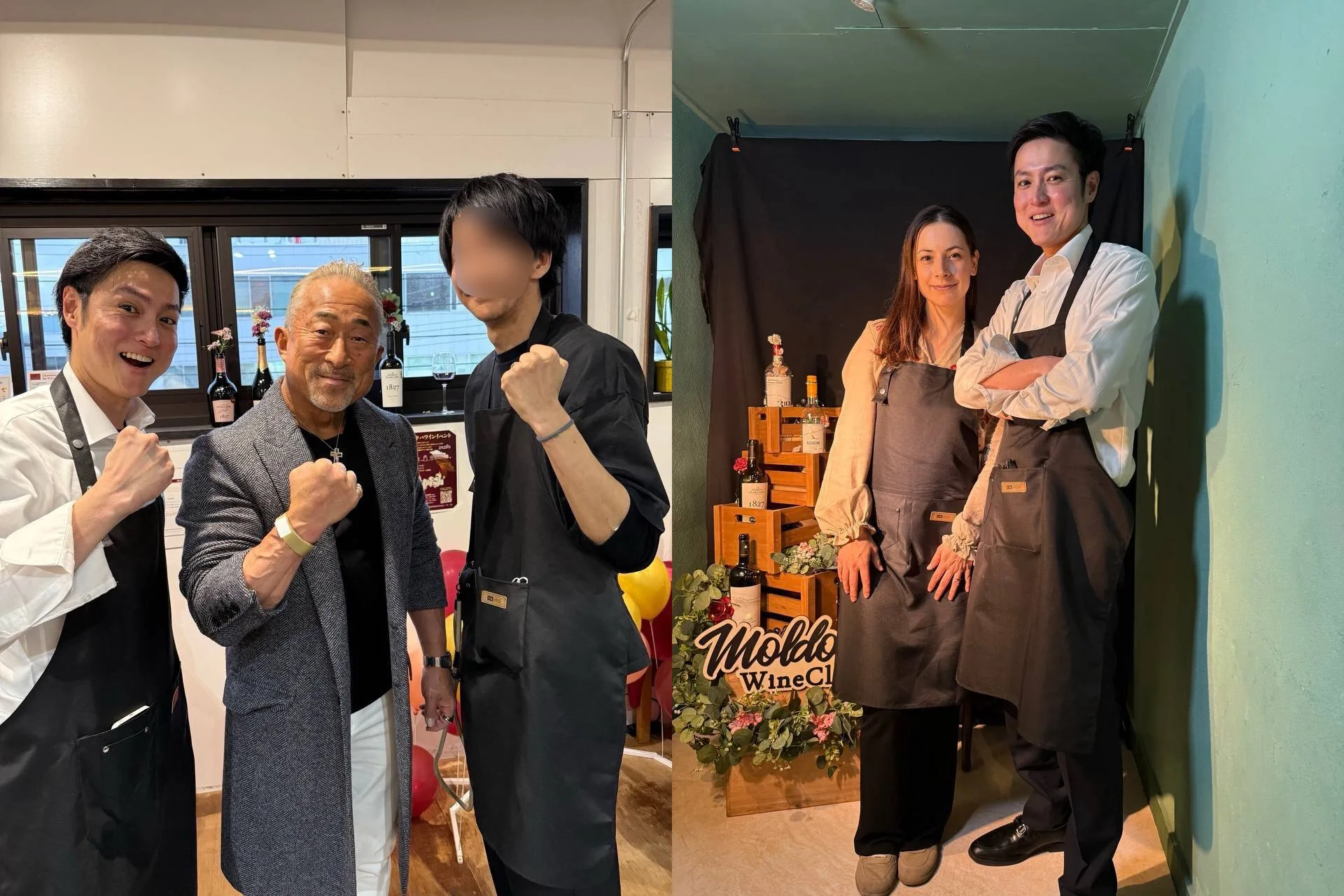 前回イベントのゲストとスタッフ - ワインイベントの楽しい雰囲気