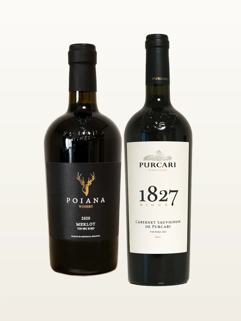 POIANA入り赤ワイン2本セット(赤赤) - Poiana / Purcariのモルドバワイン